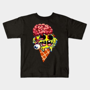 Brain Ice Cream Kids T-Shirt